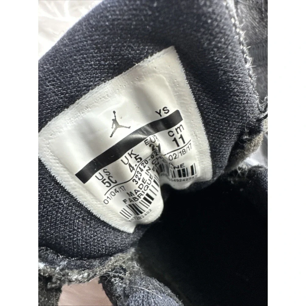 TODDLER KIDS NIKE AIR JORDAN 6 Rings Black 5C ( 323420 021 ) Basketball Baby